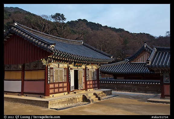 Haeinsa, Buddhist temple of Jogye Order in the Gaya Mountains. South Korea (color)
