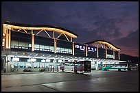 Bus terminal, Andong. South Korea (color)