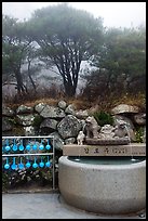 Sacred water fountain, Seokguram. Gyeongju, South Korea