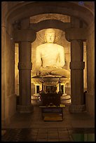 Buddha inside Seokguram Grotto. Gyeongju, South Korea ( color)