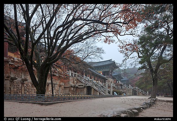 Temple of Silla, Bulguksa. Gyeongju, South Korea