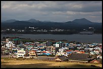 Seongsang-ri village. Jeju Island, South Korea (color)