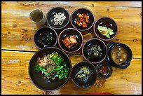 Korean meal. Jeju Island, South Korea (color)