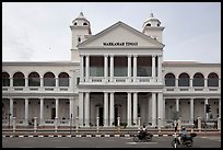 Mahkamah Tinggi colonial-style supreme court. George Town, Penang, Malaysia (color)