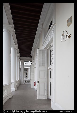 Gallery outside supreme court. George Town, Penang, Malaysia