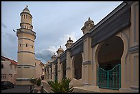 Acheen Street Mosque with Egyptian-style minaret. George Town, Penang, Malaysia