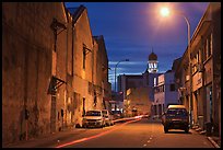 Street at night. George Town, Penang, Malaysia (color)