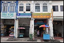 Chinatown shophouses. George Town, Penang, Malaysia ( color)