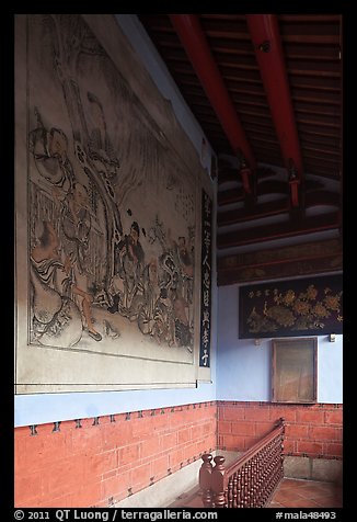 Mural, Khoo Kongsi. George Town, Penang, Malaysia (color)