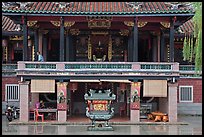 Hock Tik Cheng Sin Hokkien Temple. George Town, Penang, Malaysia (color)