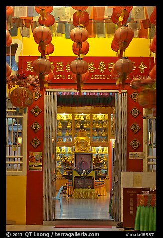 Penang Gelugpa Buddhist Association temple. George Town, Penang, Malaysia