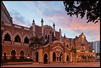 Historic City theater at sunrise. Kuala Lumpur, Malaysia (color)