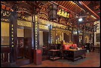 Cheng Hoon Teng, oldest Chinese temple in Malaysia (1646). Malacca City, Malaysia (color)