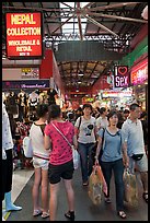 Shoppers, Bugis Street Market. Singapore (color)