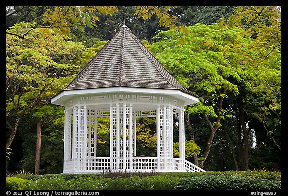 The Bandstand, Singapore Botanical Gardens. Singapore (color)