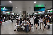 MRT subway train station. Singapore ( color)