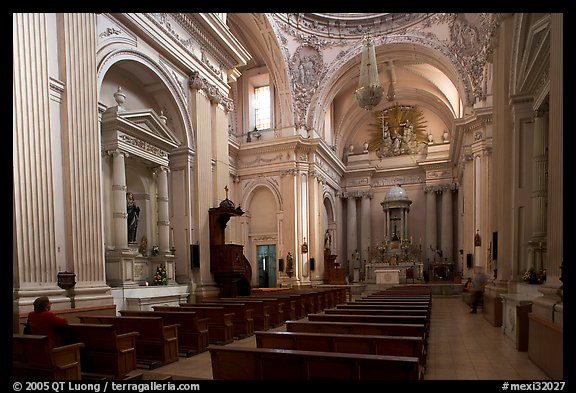 Interior of the Cathedral. Guadalajara, Jalisco, Mexico (color)