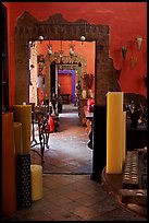 Corridor in art gallery, Tlaquepaque. Jalisco, Mexico (color)