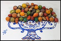 Ceramic fruits, museo regional de la ceramica de Jalisco, Tlaquepaque. Jalisco, Mexico ( color)