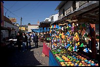 Art and craft market in the streets, Tonala. Jalisco, Mexico (color)