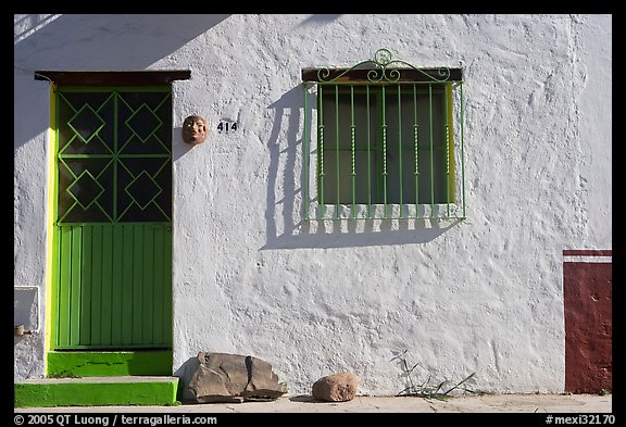 Door and window, Puerto Vallarta, Jalisco. Jalisco, Mexico (color)