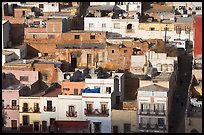 Houses and Cajaon de Garcia Rojas. Zacatecas, Mexico (color)