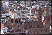 Catheral and rooftops. Zacatecas, Mexico ( color)