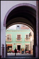 Archway on Arms Square. Zacatecas, Mexico ( color)