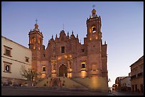 Church Santo Domingo at dawn. Zacatecas, Mexico ( color)