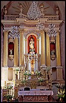 Main altar of Church Santo Domingo. Zacatecas, Mexico ( color)
