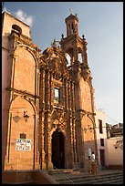 Church, late afternoon. Guanajuato, Mexico (color)