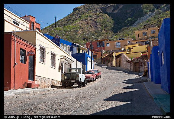 Suburban street. Guanajuato, Mexico