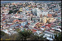 Panoramic view of the town center at dawn. Guanajuato, Mexico (color)