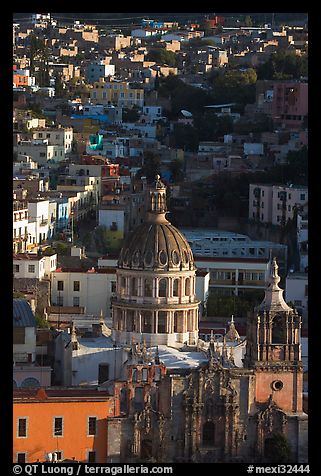 Church of la Compania de Jesus, early morning. Guanajuato, Mexico