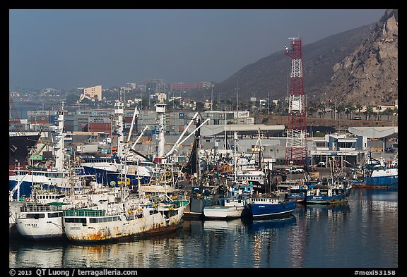 Fishing fleet, Ensenada. Baja California, Mexico