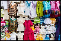 Dresses for sale, La Bufadora. Baja California, Mexico (color)