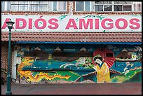 International mural decor, Ensenada. Baja California, Mexico ( color)