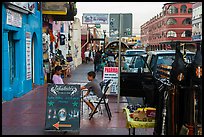 Avenida Lopez Mateos street, Ensenada. Baja California, Mexico ( color)