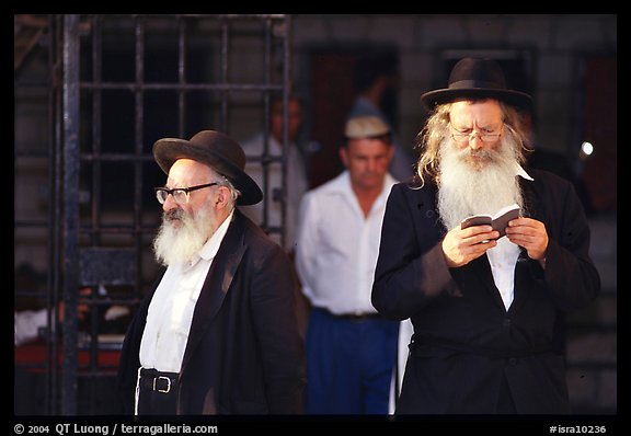 Orthodox Jews. Jerusalem, Israel (color)