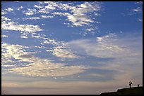 Clouds and Ibex, Maktesh Ramon (Wadi Ruman) Crater. Negev Desert, Israel ( color)
