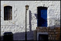 Blue door and windows, Synagogue Quarter, Safed (Tsfat). Israel ( color)