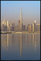Downtown skyline wtih Burj Khalifa. United Arab Emirates ( color)