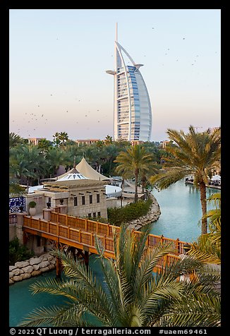 Burj Al Arab from Medina Jumerah. United Arab Emirates (color)