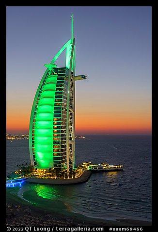 Burj Al Arab. United Arab Emirates (color)
