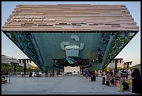 Saudi Arabia Pavilion from the front. Expo 2020, Dubai, United Arab Emirates ( color)