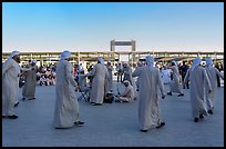 Men performing dance. Expo 2020, Dubai, United Arab Emirates ( color)