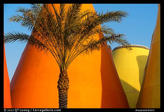 Spain Pavilion detail. Expo 2020, Dubai, United Arab Emirates (color)