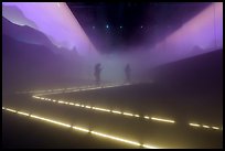 Fog in Swizerland Pavilion. Expo 2020, Dubai, United Arab Emirates ( color)