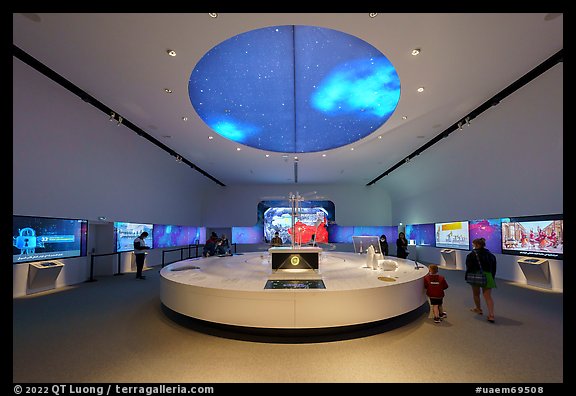 Technology display, Kazakhstan Pavilion. Expo 2020, Dubai, United Arab Emirates (color)