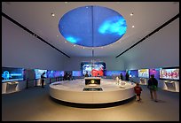 Technology display, Kazakhstan Pavilion. Expo 2020, Dubai, United Arab Emirates ( color)